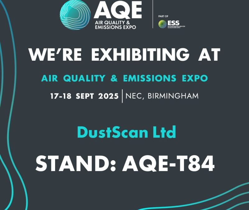 DustScan exhibiting at AQE Show, 17-18 September 2025